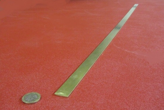 353 Brass Flat Bar 1/16″ Thick x 3/4″ Wide x 36.0″ Length