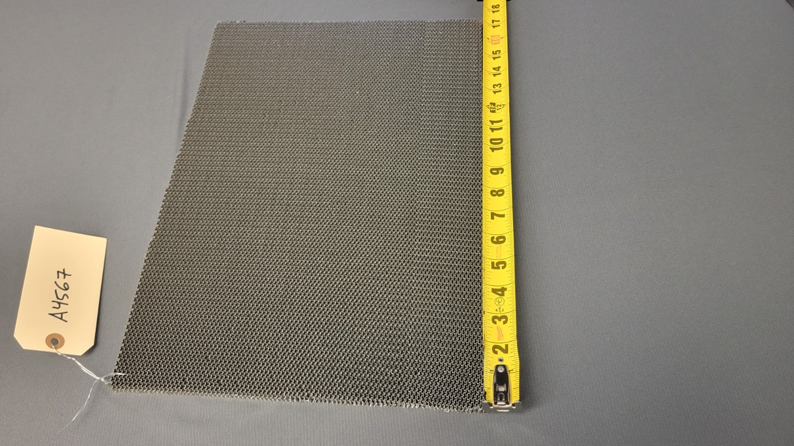 Aluminum Honeycomb Core – 12″ x 17 x 0.50″ (Flexible)