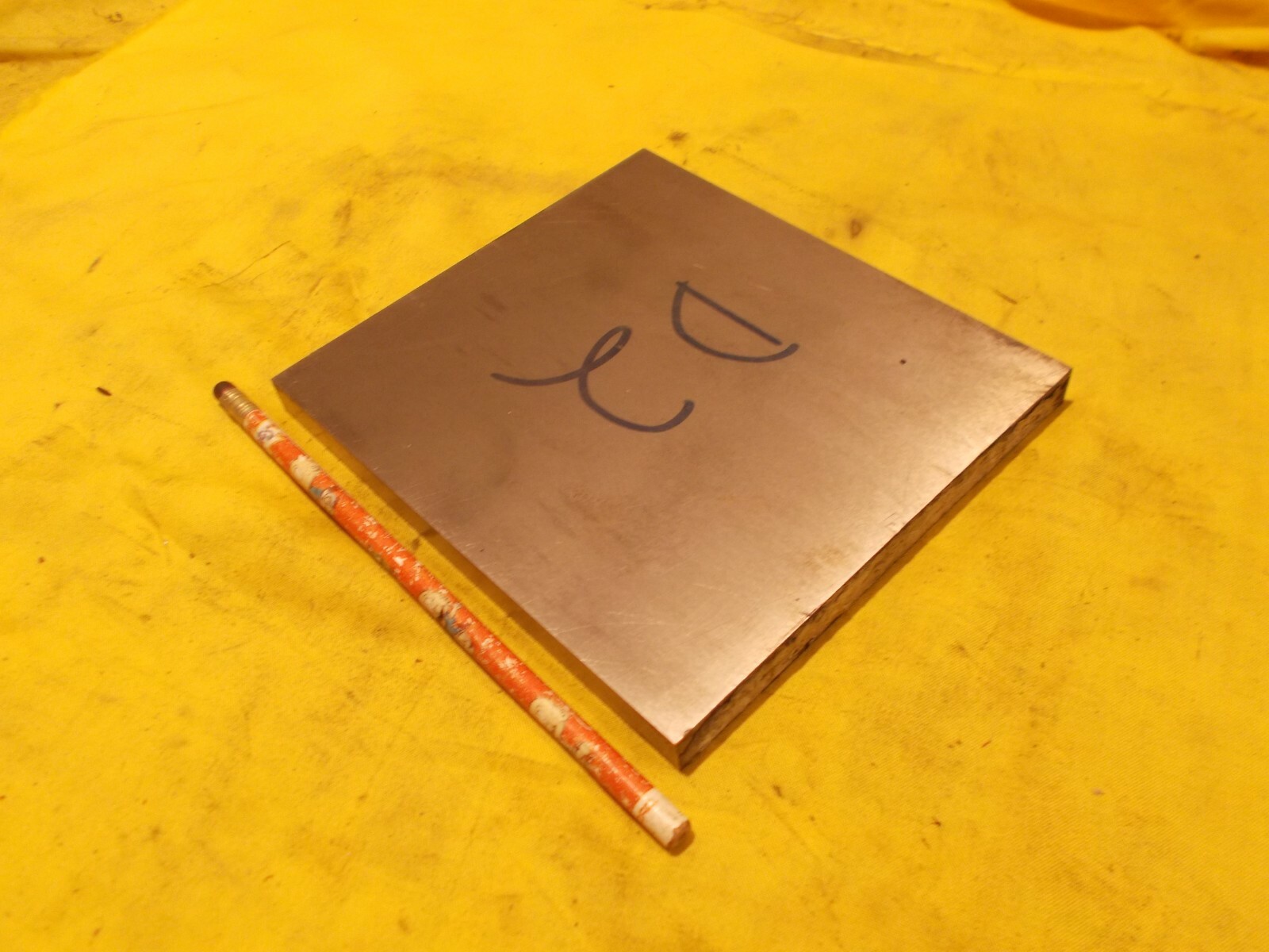 D-2 TOOL STEEL GROUND BAR machine mold die shop flat stock 1/2″ x 6″ x 6 1/4″