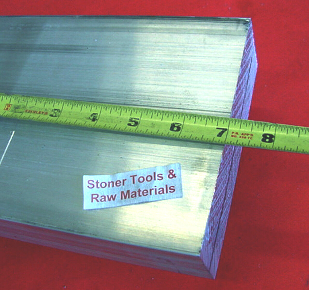 1-1/2″ X 6″ ALUMINUM 6061 FLAT BAR 7″ long SOLID T6511 Extruded Mill Bar Stock