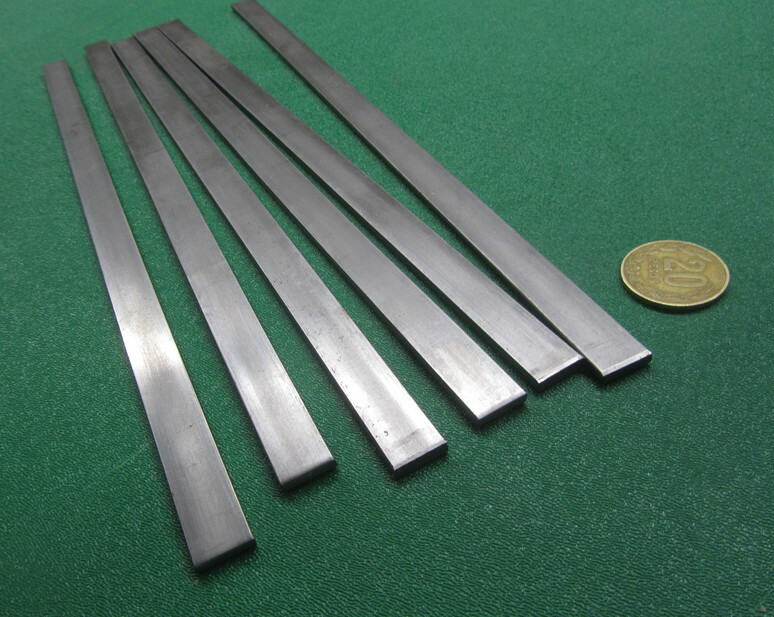 1018 Steel Bar, 1/8″ Thick x 1/2″ Wide x 12″ Length, 6 Pcs