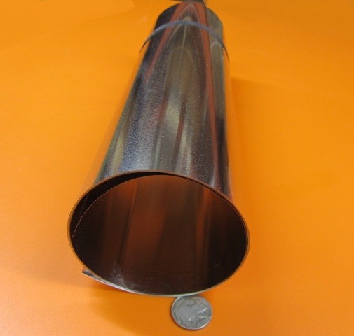 316 Stainless Steel Sheet Soft .003″ Thick x 12.0″ Width x 100.0″ Length