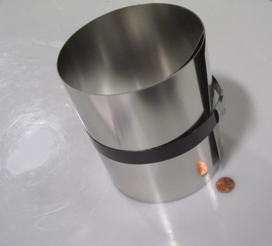 301 Stainless Steel Sheet 1/2 Hard .015″ Thick x 6.0″ Width x 50.0″ Length