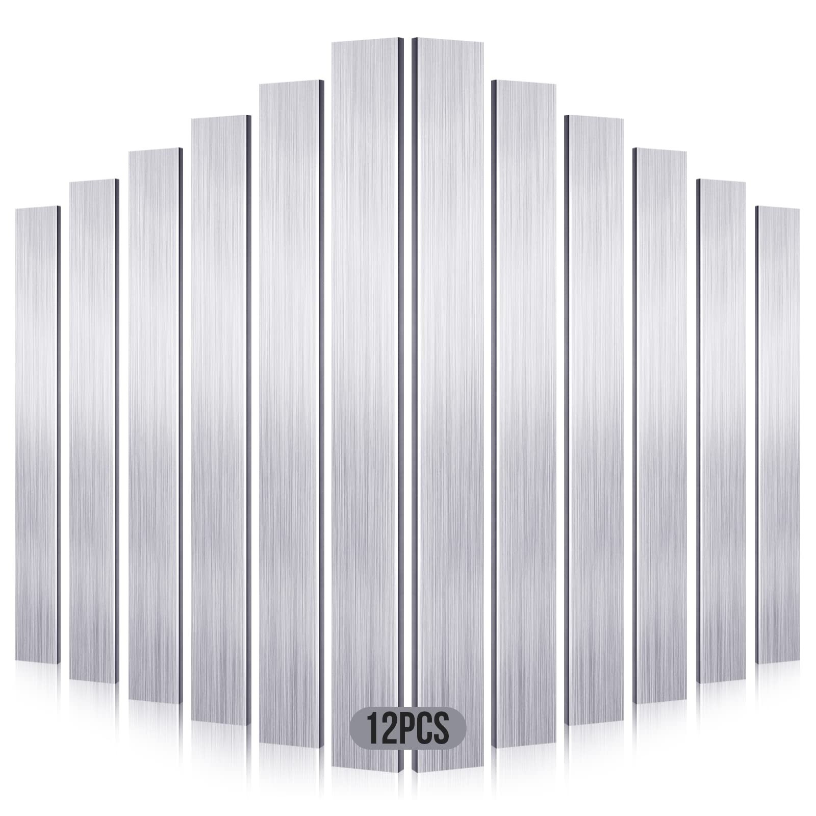 6061 Aluminum Flat Bar 1/8″ x 1″ x 12″ – 6 Pieces – General Purpose