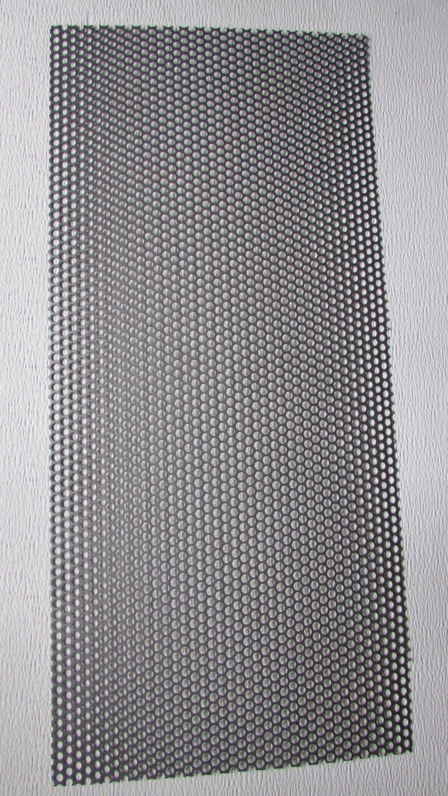 1/4″HOLES ON 5/16″CENTER–20 GA. –11″ X 24″ STAINLESS PERFORATED SHEET