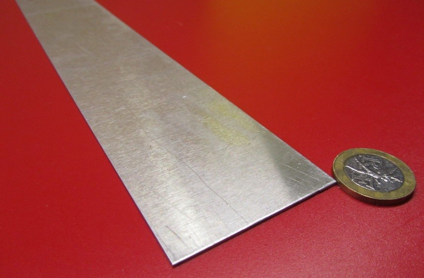 6061 T6 Aluminum Bar .050″ Thick x 2.0″ Wide x 48″ Length, 2 Pieces