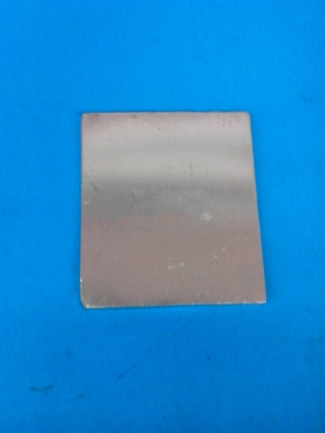 1pcs Zinc Zn Anode Sheet Plate for Hull Cell 3mm x 70mm x 60mm E0Z-C GY