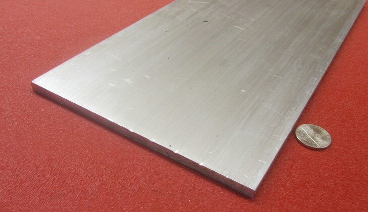 6061 Aluminum Bar T6511, .250″ (1/4″) Thick x 6.0″ Width x 60″ Length
