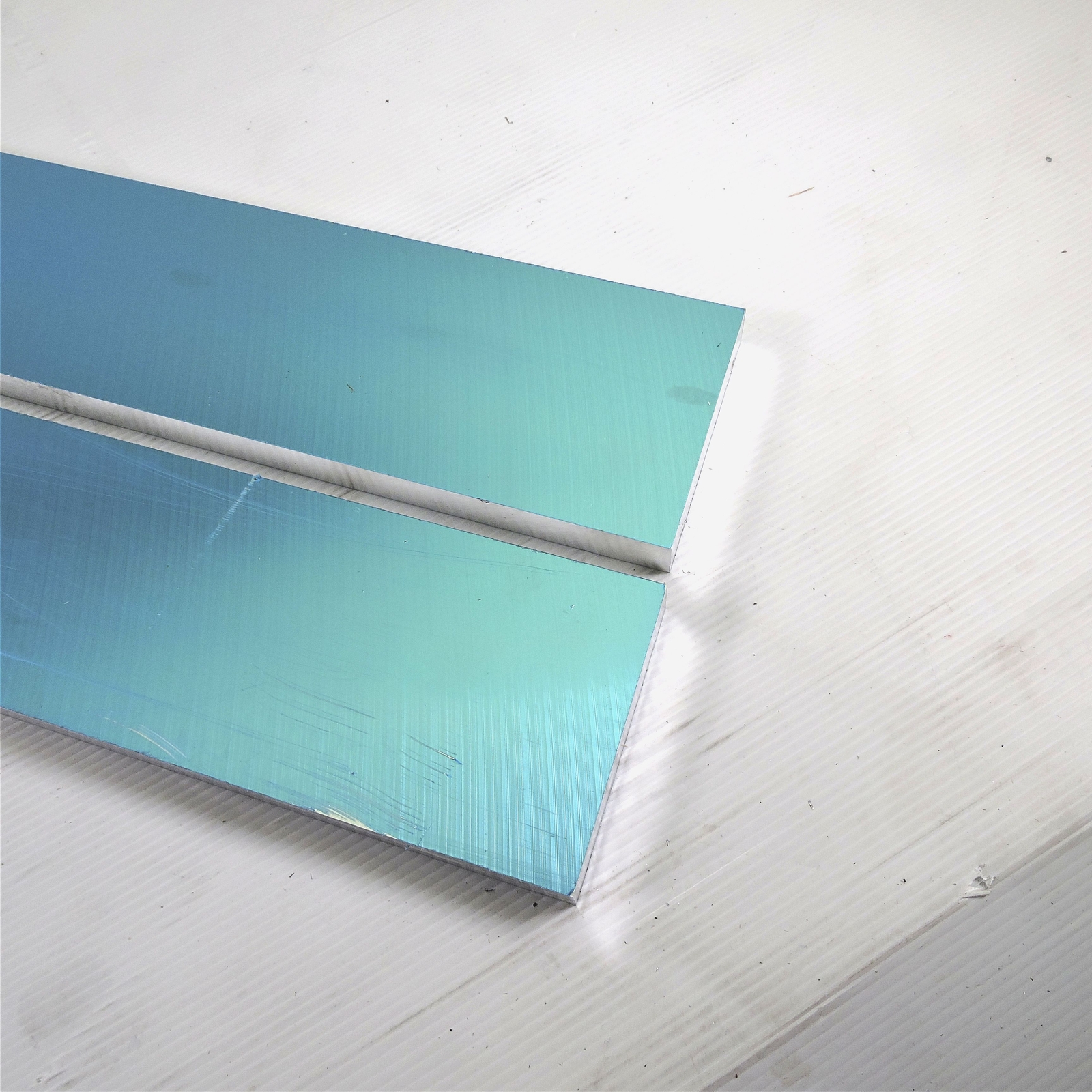 .75″ thick 3/4 Precision CAST Aluminum PLATE 3.625″ x 30″ Long QTY 2 sku156663