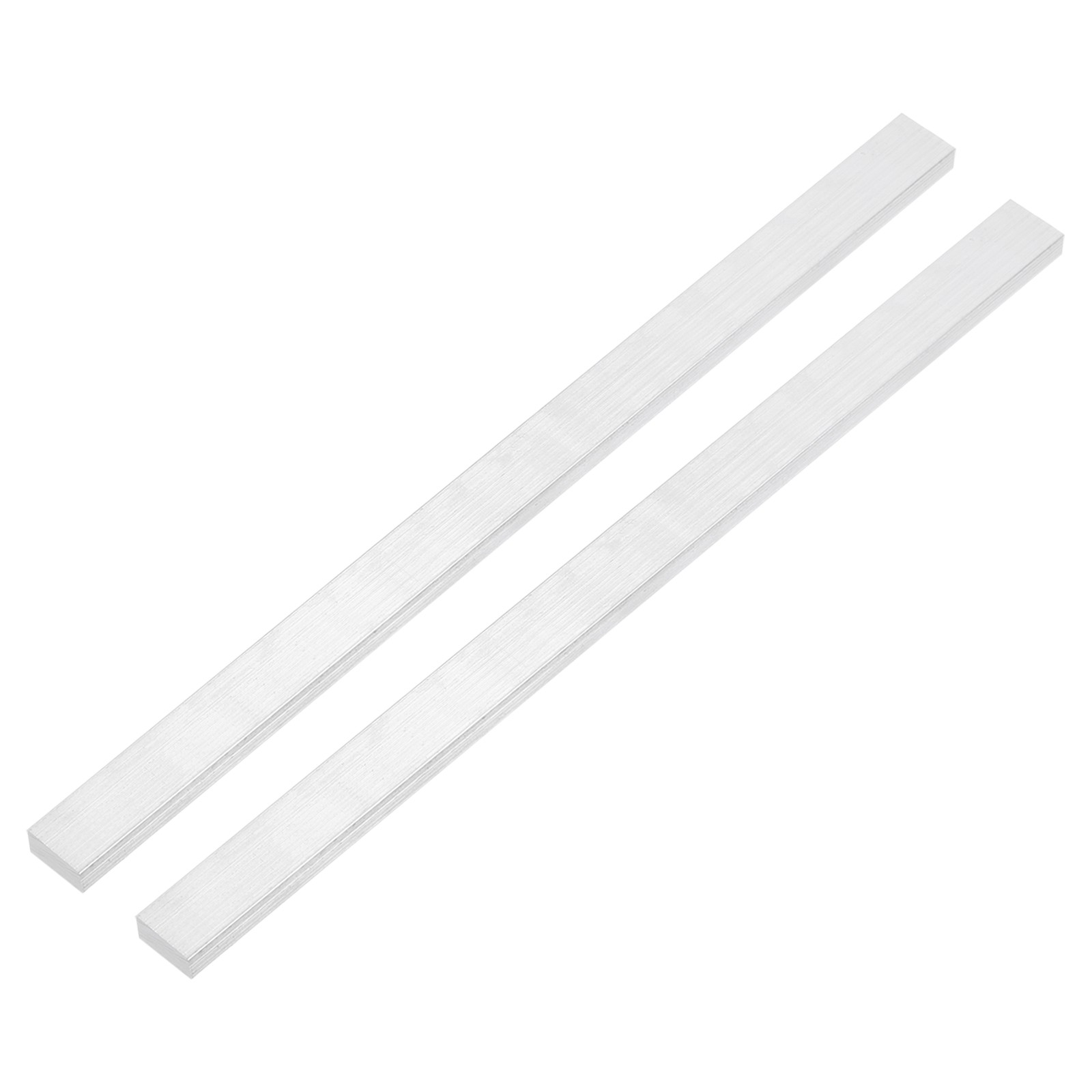 Square 6063 Aluminum Flat Bar, 2Pcs 5/32″ Thickness 3/4″ Width 12″ Length