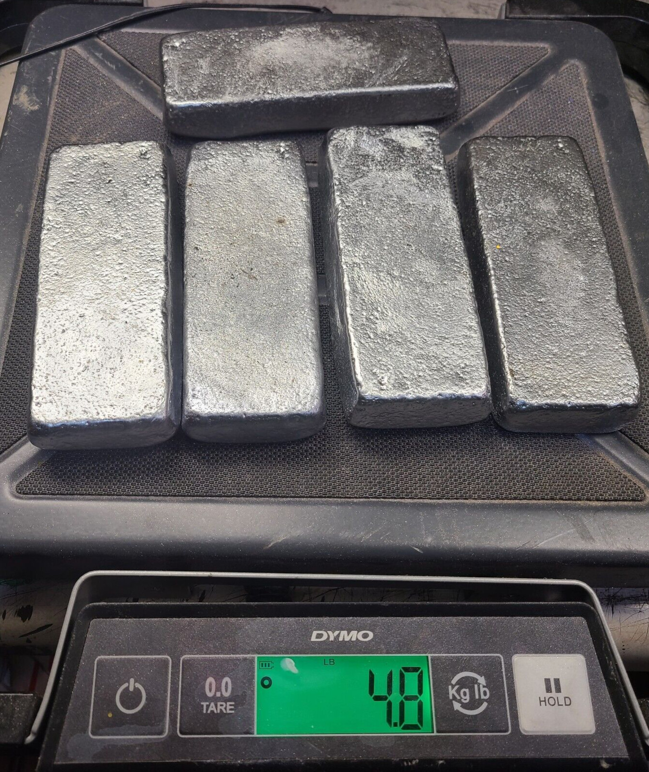 Aluminum Ingots bars for casting 4.8 Pounds