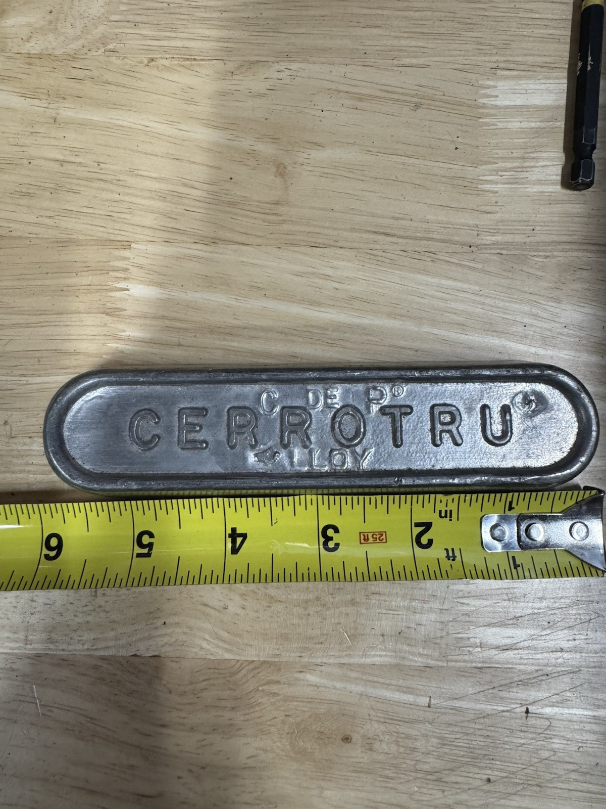 CERROTRU ALLOY BAR LOW MELTING TEMPERATURE