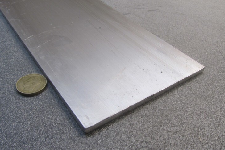 6061 T651 Aluminum Bar, 1/4″ (.250″) Thick x 5.0″ Wide x 60″ Length