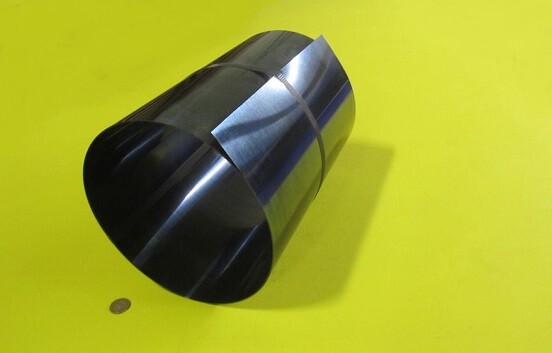 Blue Tempered Spring Steel Shim 0.028″ Thick x 12.375″ Width x 72″ Length *D