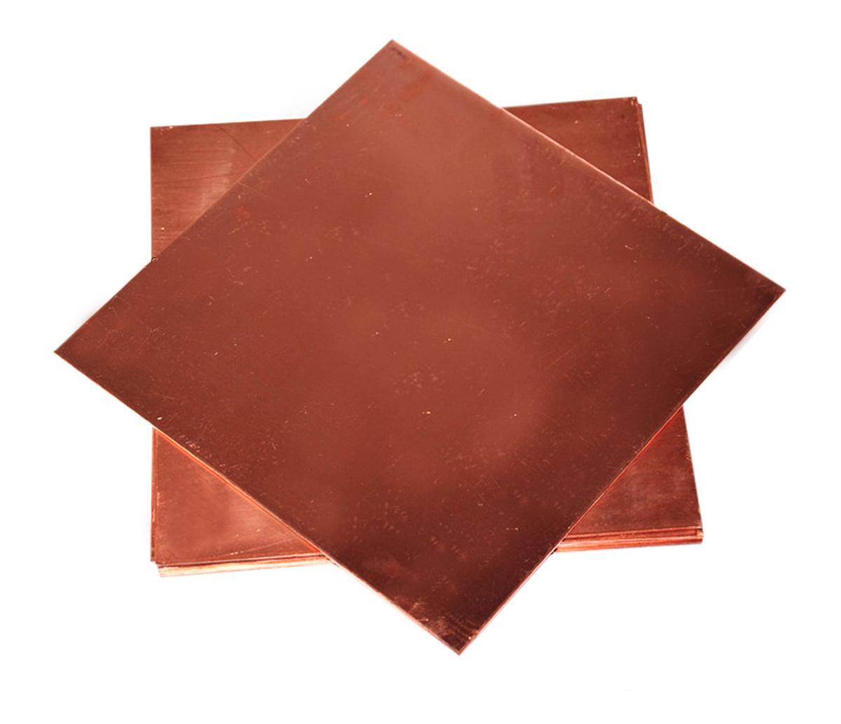 NJ STOCK 2mm ±10% x 100mm x 100mm 99.9% Pure Copper Cu Metal Sheet Plate