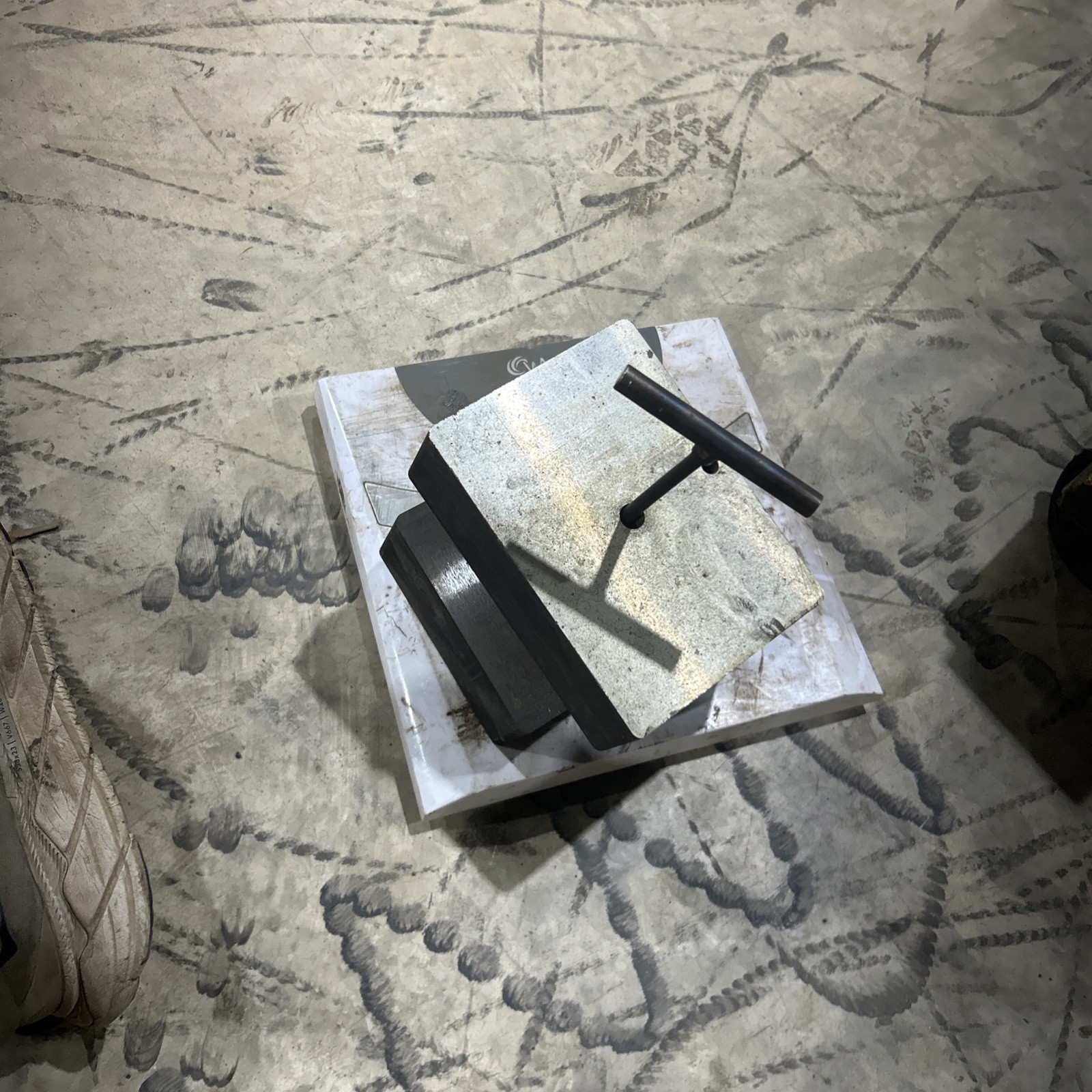2 Blocks Of A2 Machine Steel. 7.5”x5.5”x2.375”. Machine Steel . 55# Total