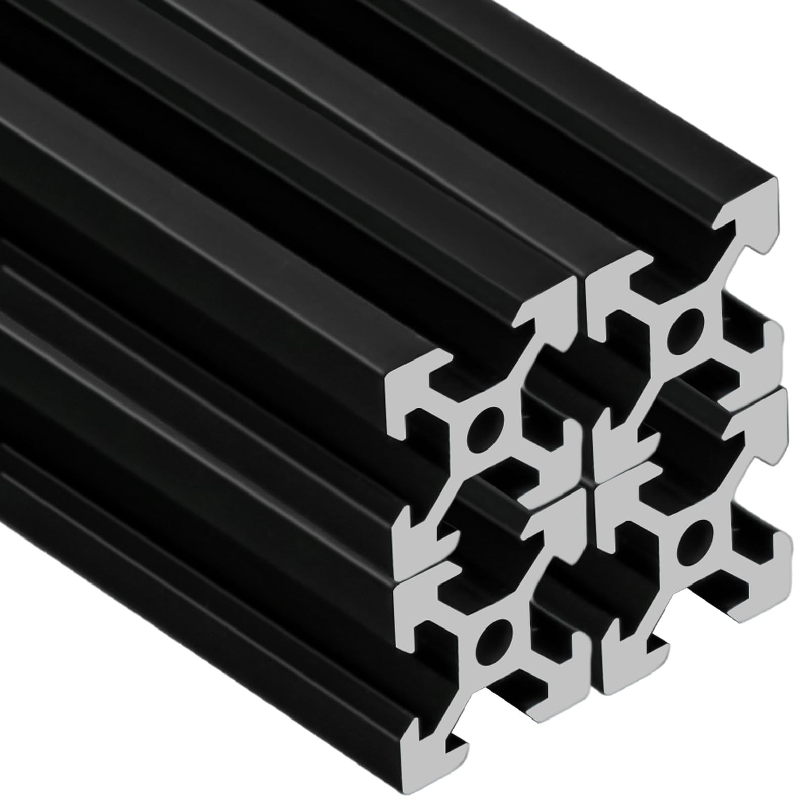 2020 V Aluminum Extrusion, 4PCS 250mm European Standard Anodized Extruded Alu…