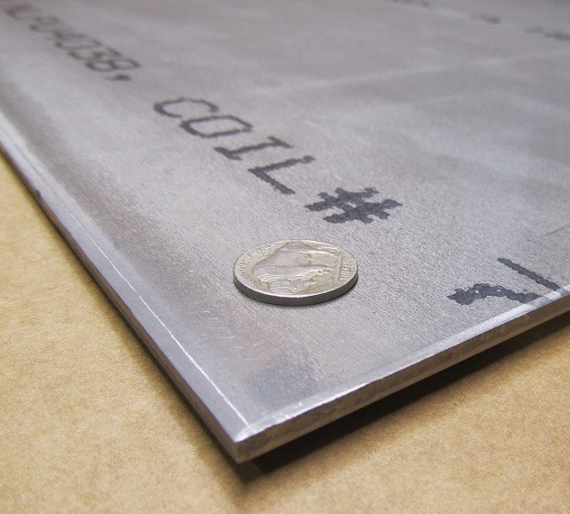 4130 Steel Sheet, .160″ Thick x 6.0″ Wide x 36″ Length, Hot Rolled