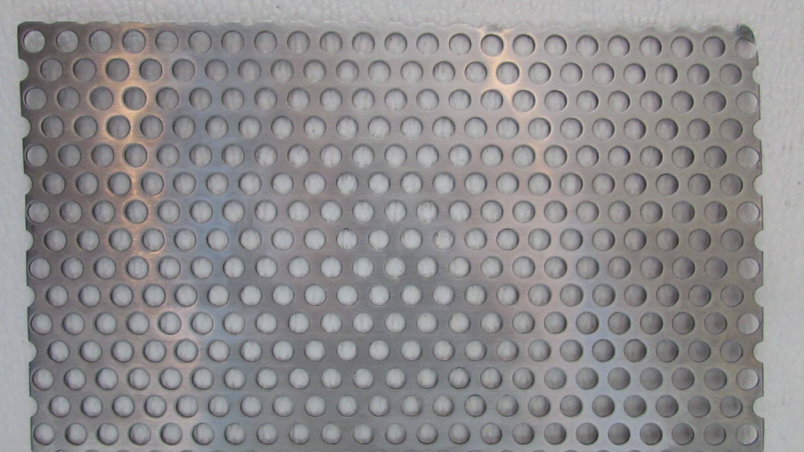 1/4″ HOLE 0N 3/8 CENTERS 18 GAUGE 304 STAINLESS STEEL PERFORATED 12″ X 24″