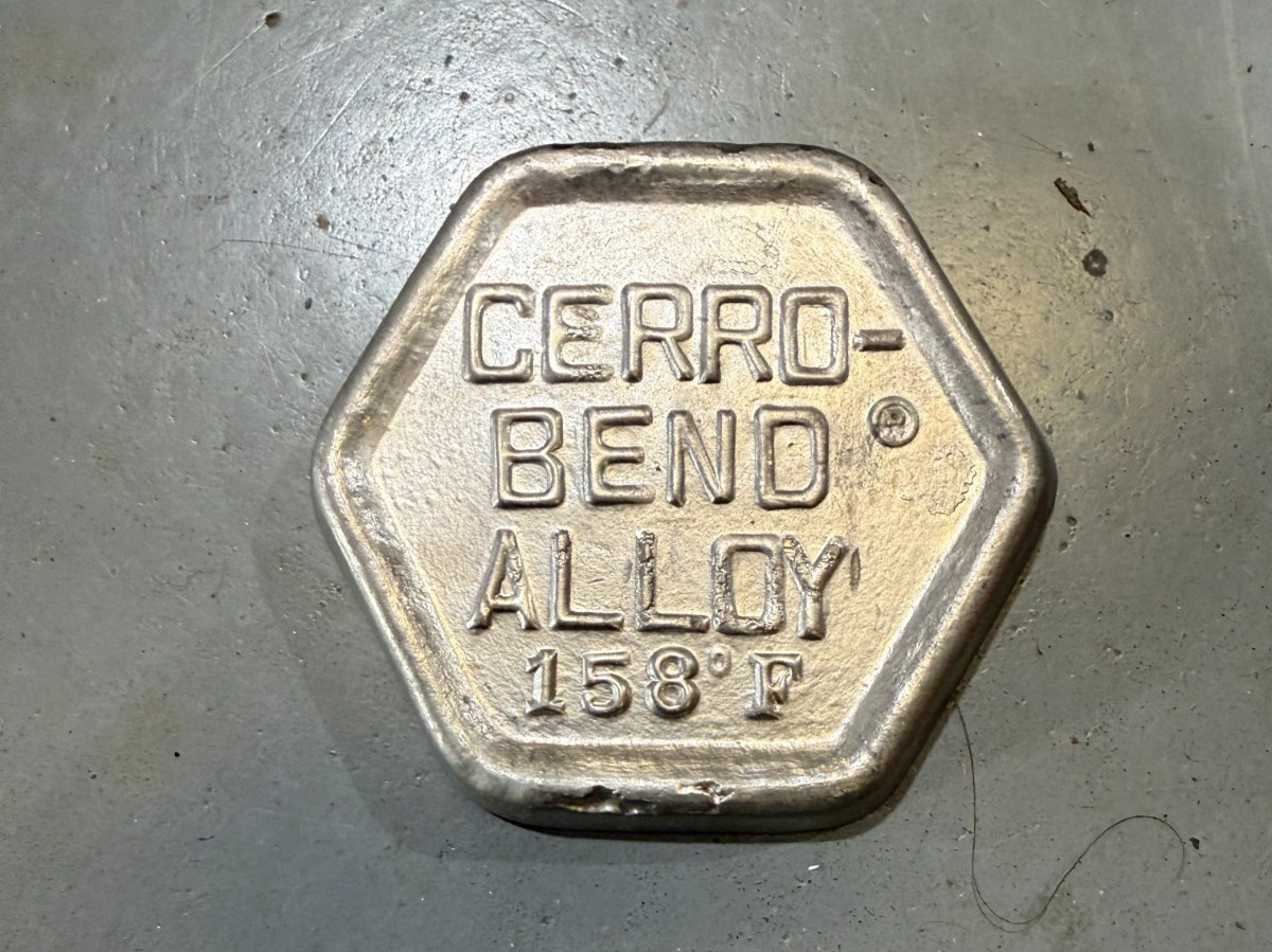 Cerro Bend 158 per ingot Wood’s Metal Low Melting Point Alloy per Ingot