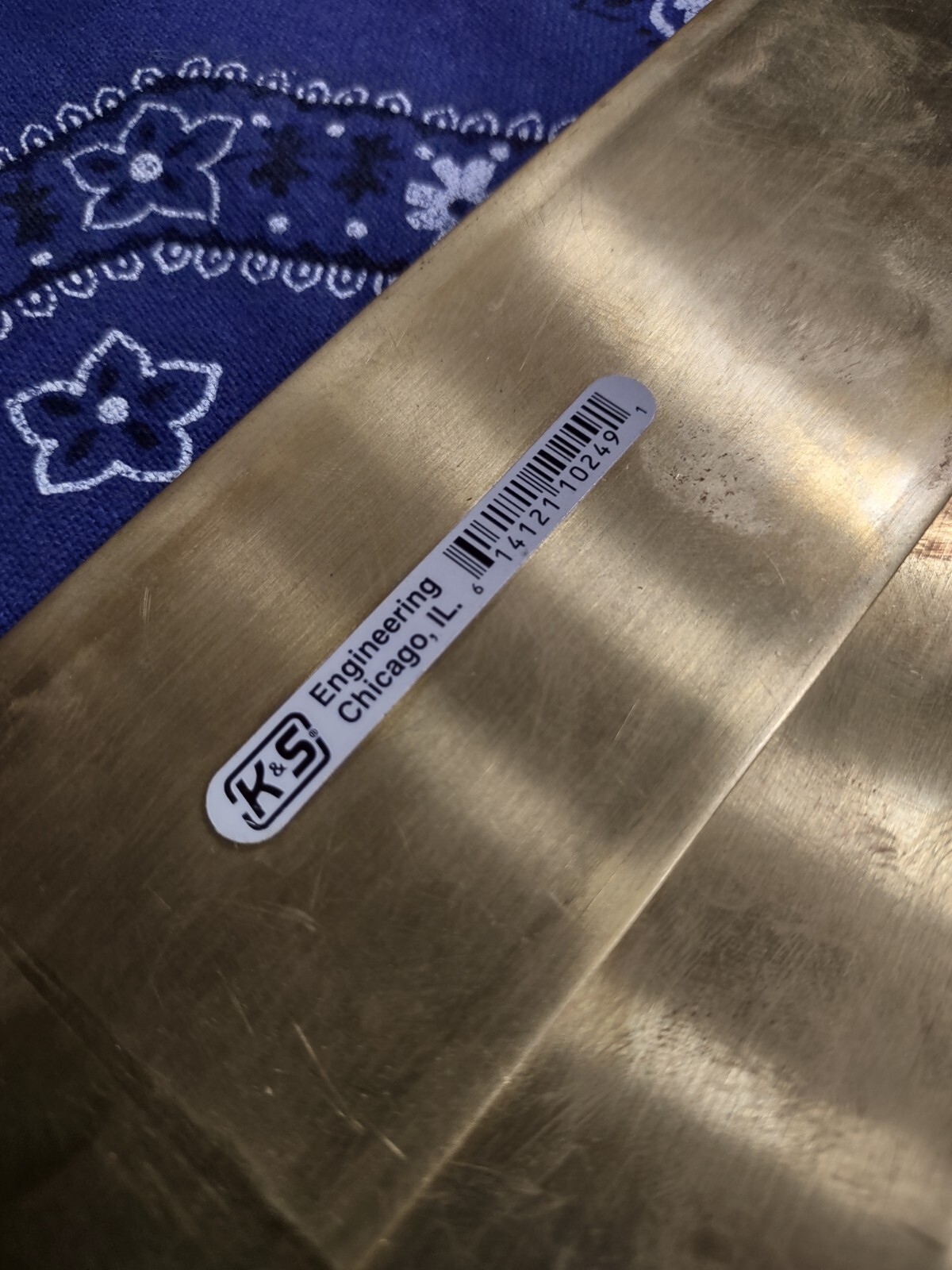 K&S Brass Strip 1/16′ 0.064″ Thick x 2″ Wide x 12″ Long (1 Piece) (3 Available)