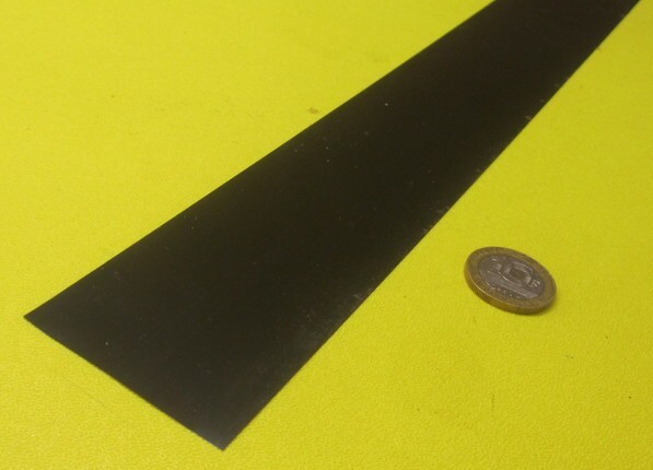 1095 Hard Blue Tempered Spring Steel Shim .010″ Thick x 2.00″ Wide x 120″ Long