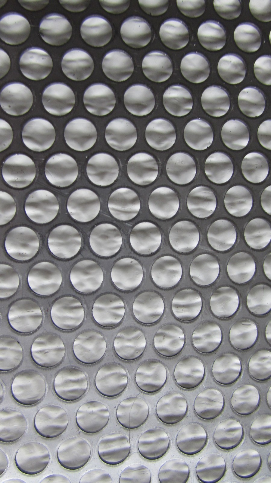 1/4″HOLES ON 5/16″CENTER–20 GA. –12″ x 12″ STAINLESS PERFORATED SHEET