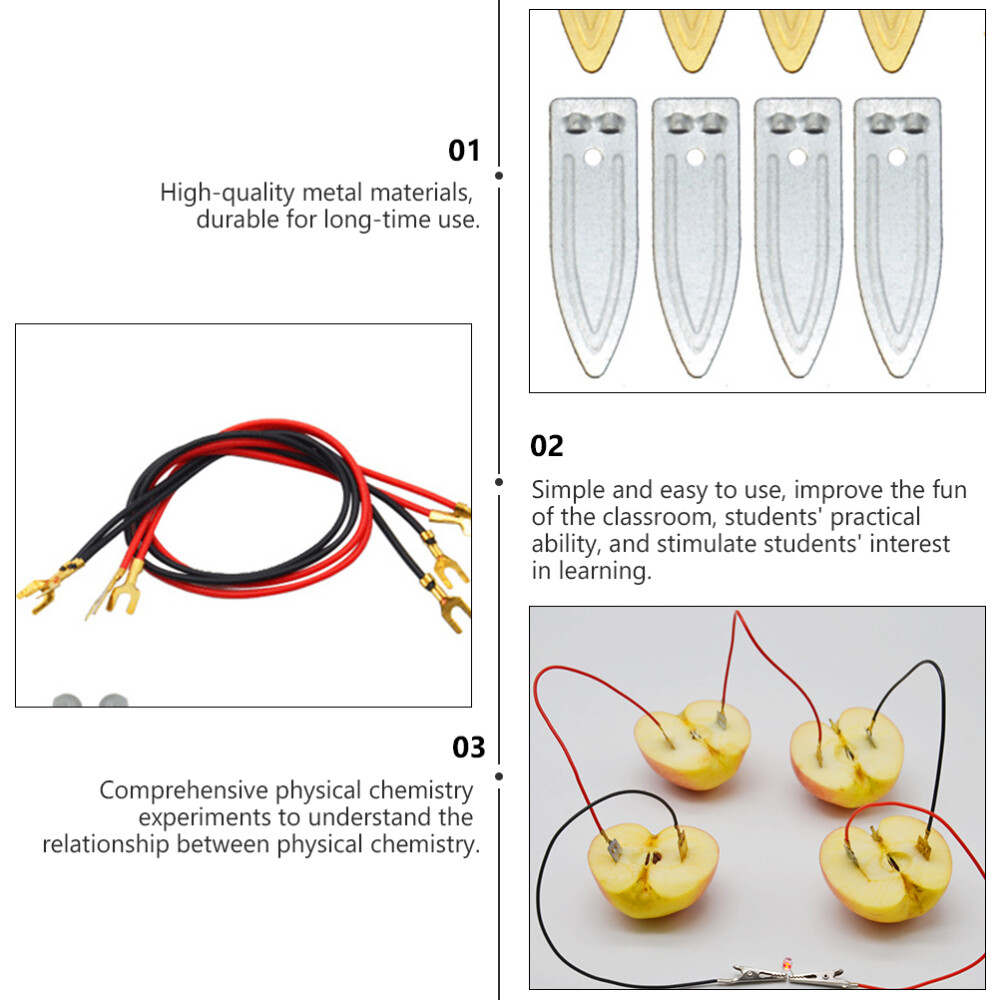 2 Sets Generation Experiment Materials Child DIY Battery Science