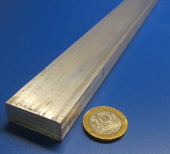 2024 T351 Aluminum Bar, 1/2″ (.500″) Thick x 1 1/4″ Wide x 36″ Length