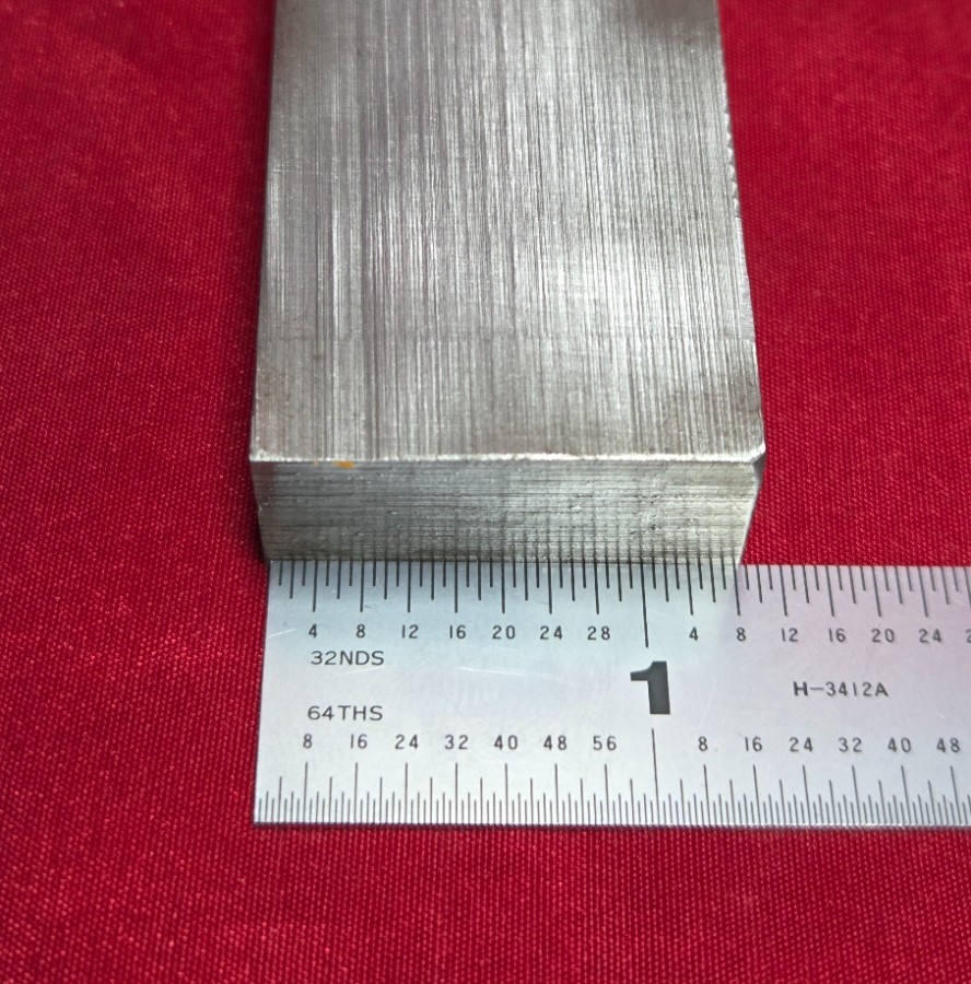 D2 Tool Steel Block Billet 4.08″ L x 1.285″ W x 0.57″ Thick, 13.4 Oz.