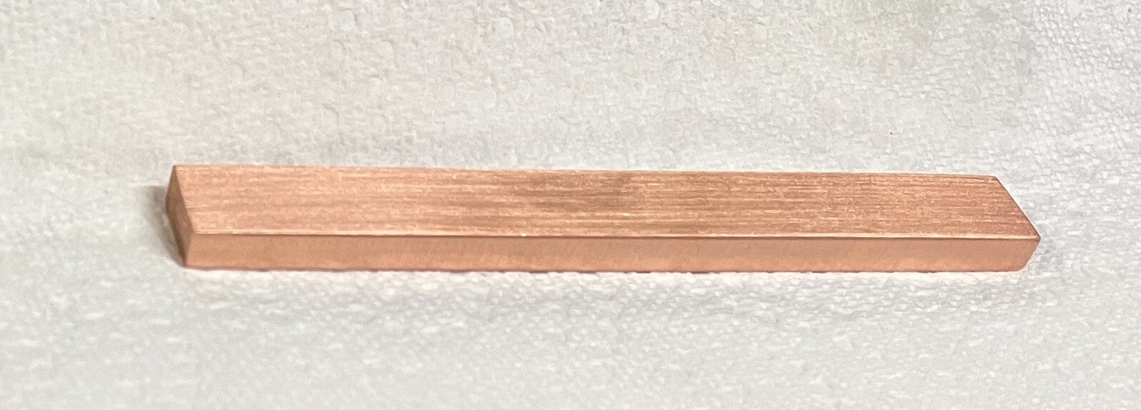 1/4” COPPER 110 PLATE 7/8” WIDE X 7” LONG🇺🇸.250” CU110 FLAT BAR 99.95% PURE!