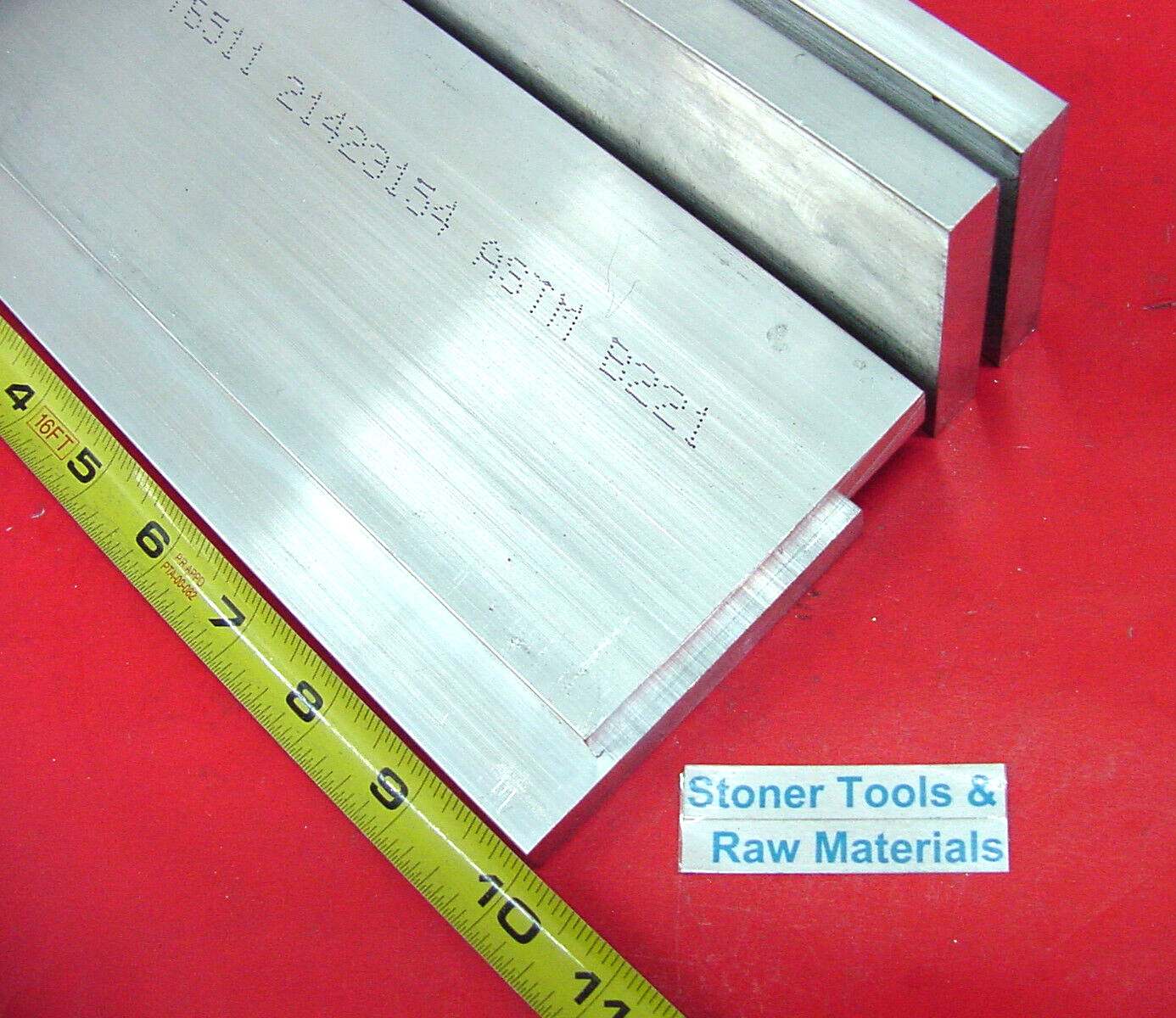 4 Pieces 3/8″ X 4″ ALUMINUM 6061 FLAT BAR 10″ Long T6511 Extruded Mill Bar Stock