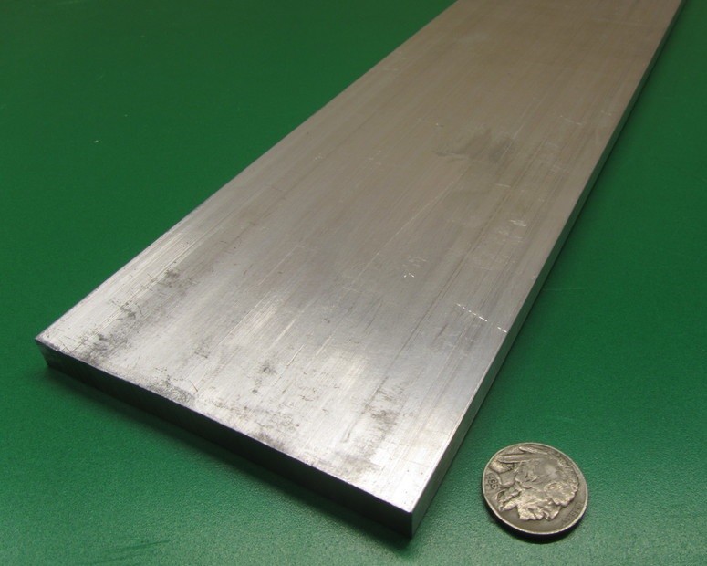 5052 Aluminum Bar, (1/4 Hard H32) .375″ (3/8″) Thick x 4.0″ Width x 24″ Length