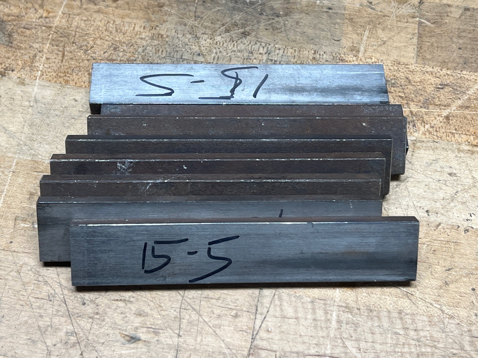 15-5 Stainless steel machine shop tool knife 5.5 x 1 x 5/16″ – 8pcs