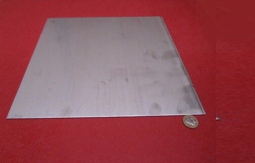 321 Weldable Stainless Steel Sheet, .080″ Thick x 12″ Wide x 12″ Length