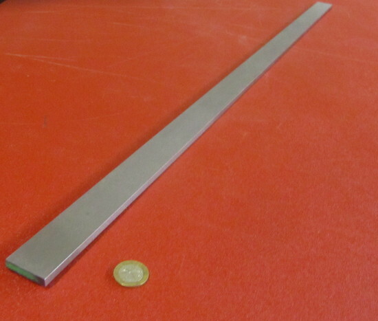 O1 Tool Steel Ground Bar 1/4″ (+/-.001″) Thick x 1 1/4″ Wide x 36″ Length