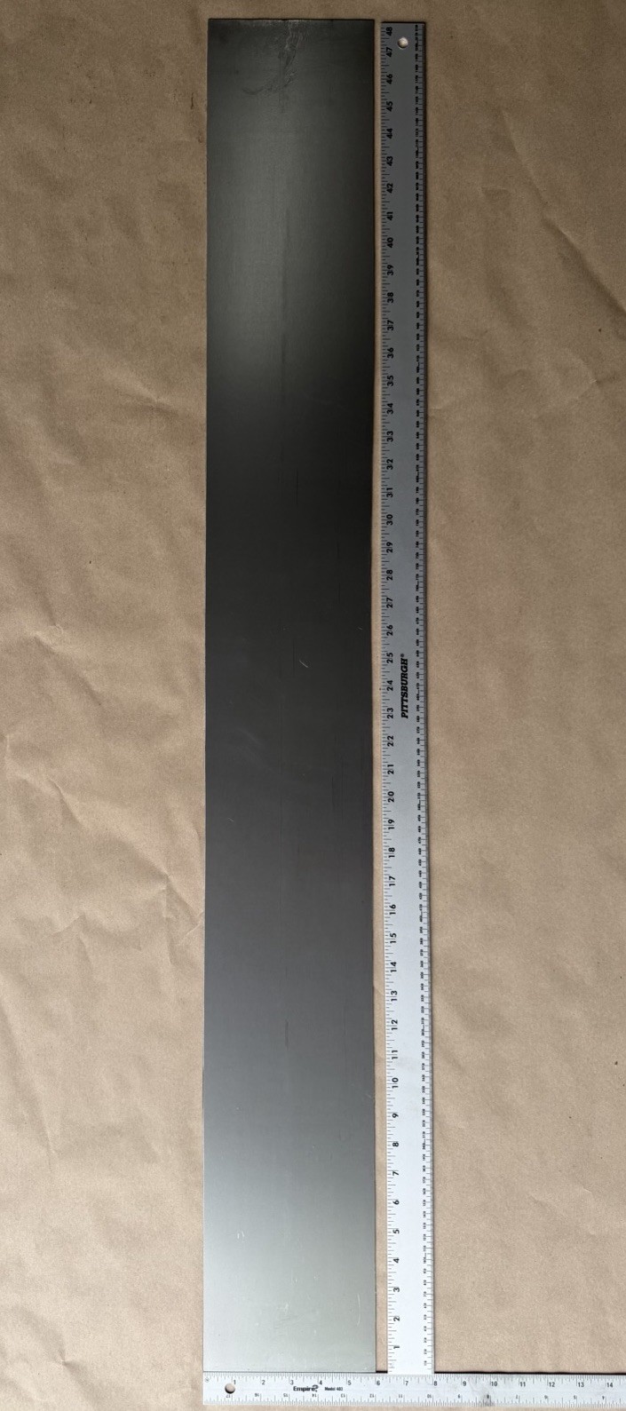 14 Gauge Carbon Steel Sheet Cold Roll Cut Size 6W X 48L 1 sheet FREE SHIPPING