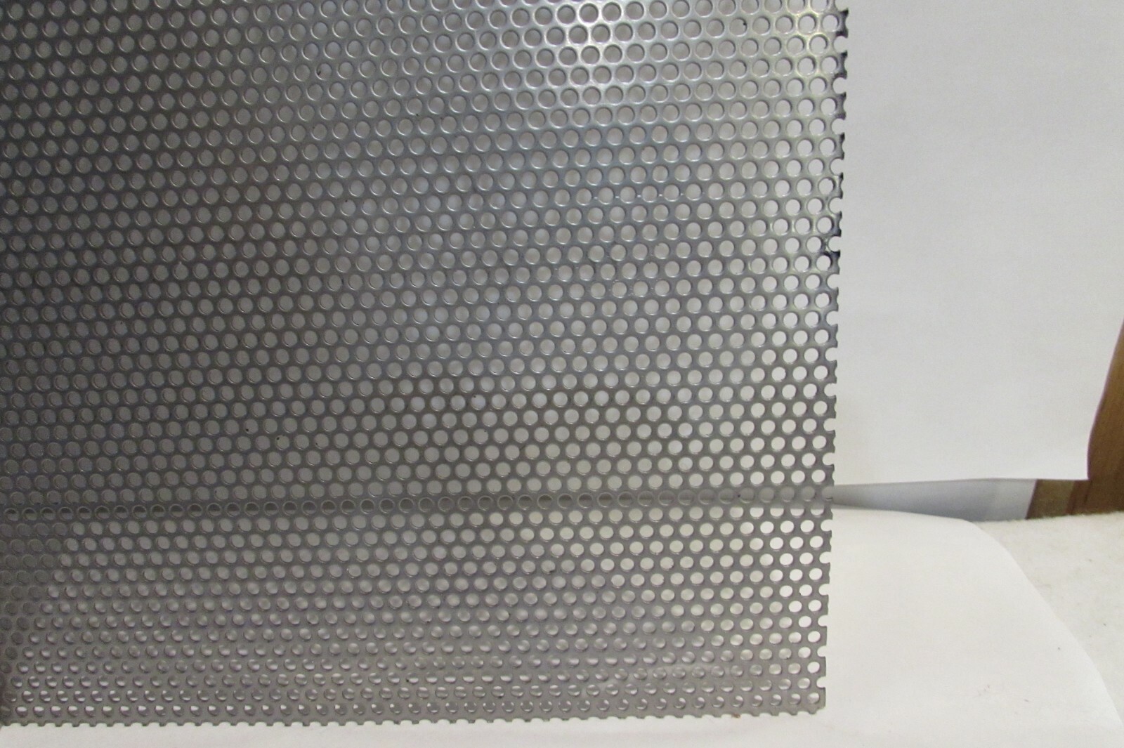 =1/8″ HOLES–16 GA. (1/16″ ) 304 STAINLESS PERFORATED SHEET –6-3/8″ X 11-3/8″=