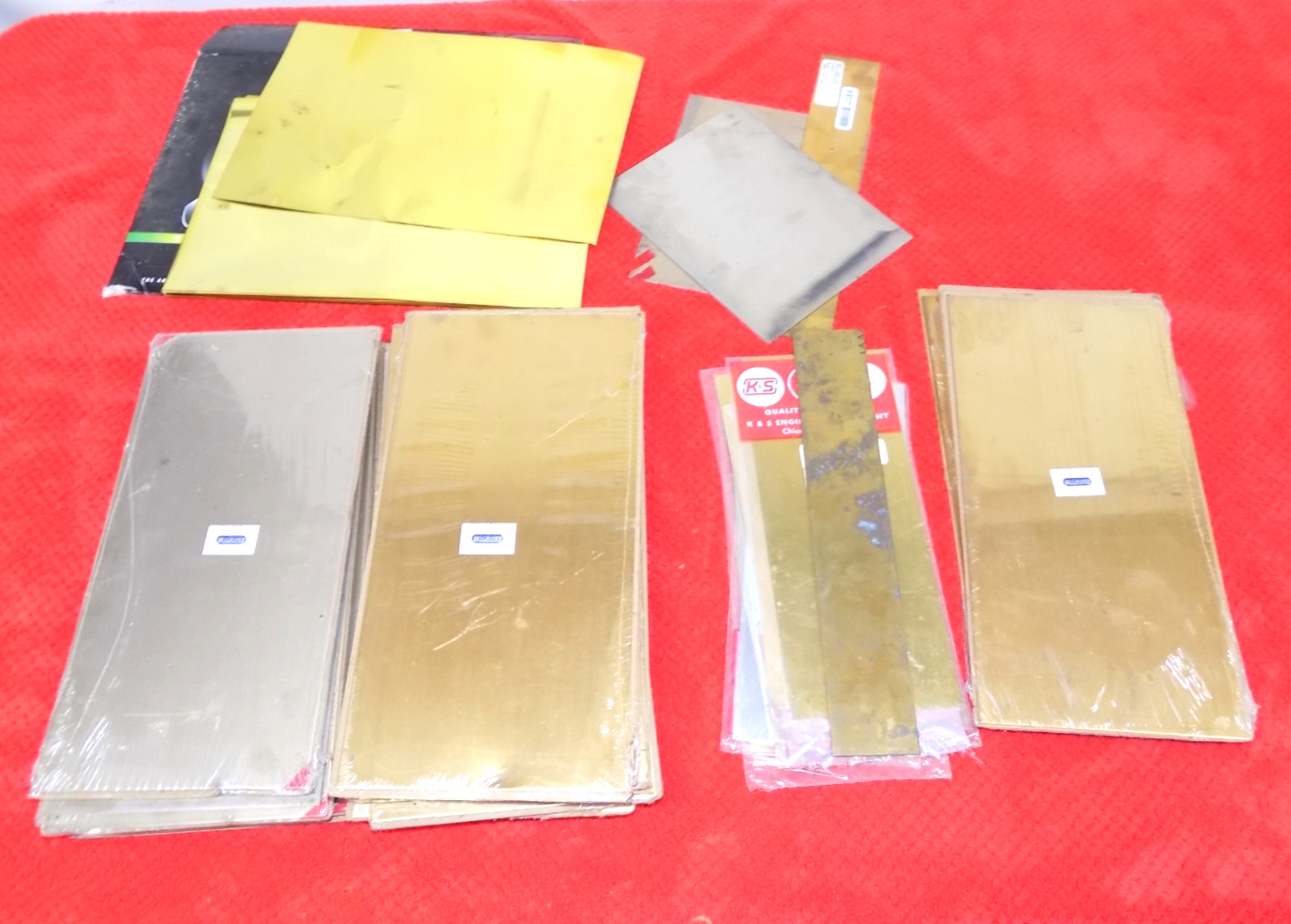 LOT Jeweler’s Brass Sheet Metal Rectangle Rio Grande 130-116 130-120 130-122