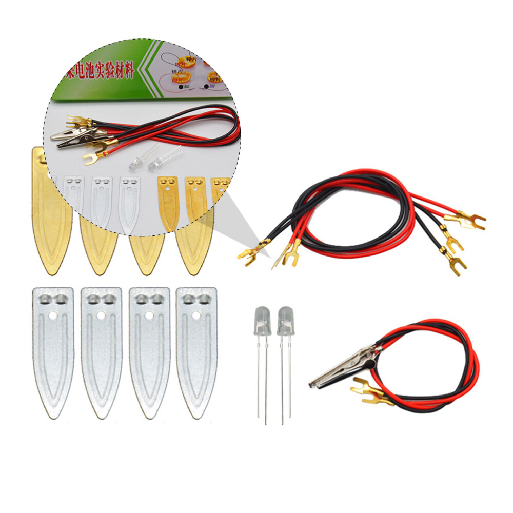 2 Sets Generation Experiment Materials Child DIY Battery Science