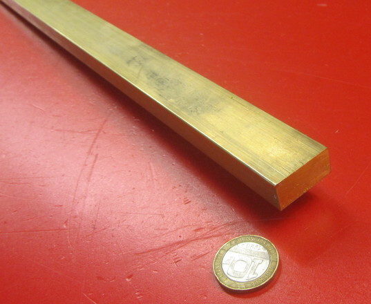 385 Brass Flat Bar 1/2″ Thick x 1.0″ Wide x 4 Foot Length