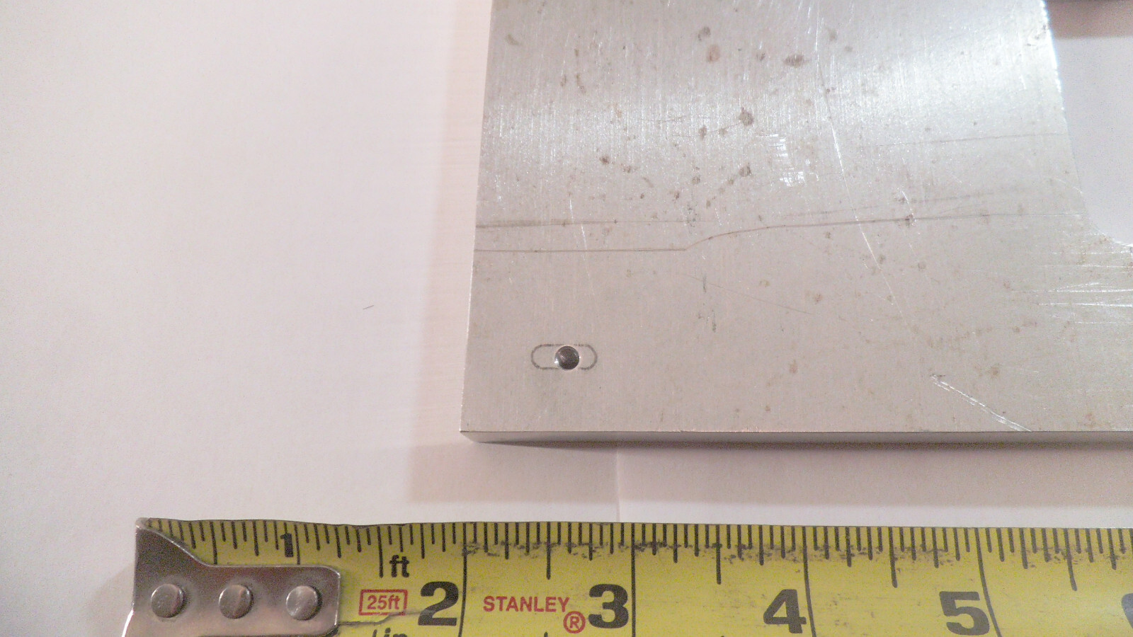 Aluminum plate 10-1/4″ x 10-1/4″ x point 385″ thick polished 1 side