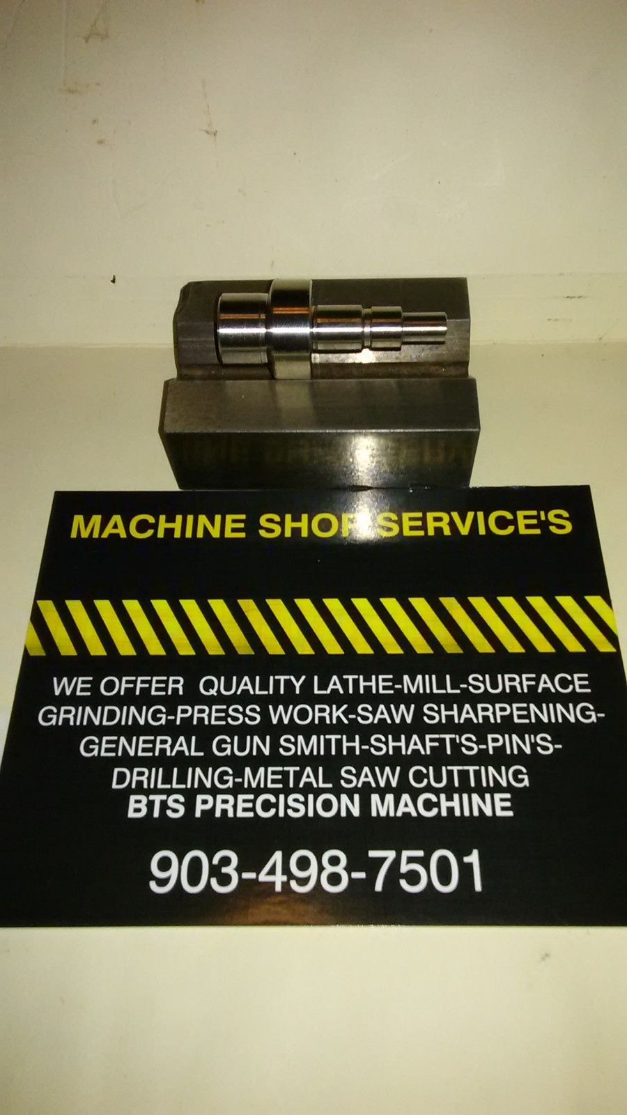 303 S.S. 5/8 .625- 303 ROD 6 INCHES LONG -7.50 each