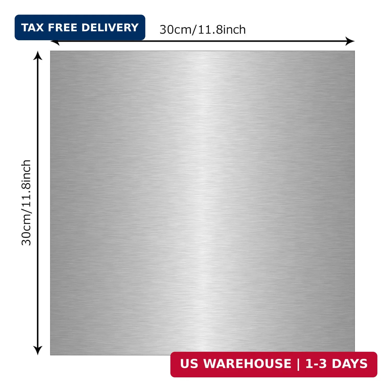3-Pack 6061-T6 Aluminum Sheet Plate 12″ x 12″ x 1/16″ Flat Plain Metal Panel