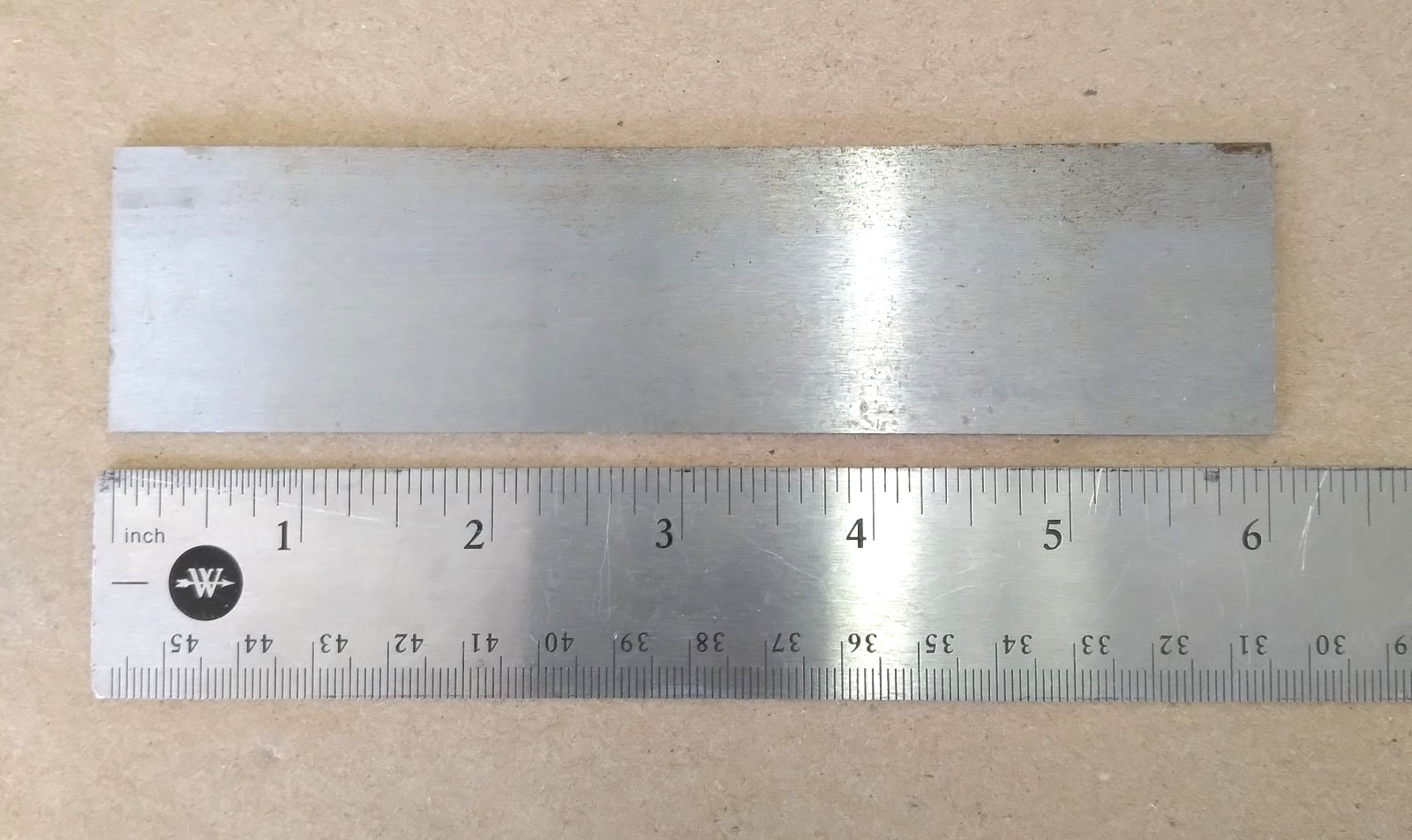 TOOL STEEL SHEET 5/64″ FLAT GROUND STEEL, LOT OF 4 VARIOUS LENGTH & WIDTH