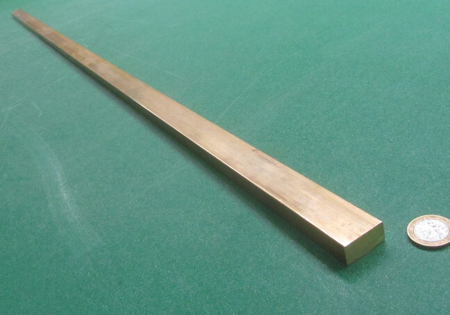 385 Brass Flat Bar 1/2″ Thick x 1.0″ Wide x 4 Foot Length