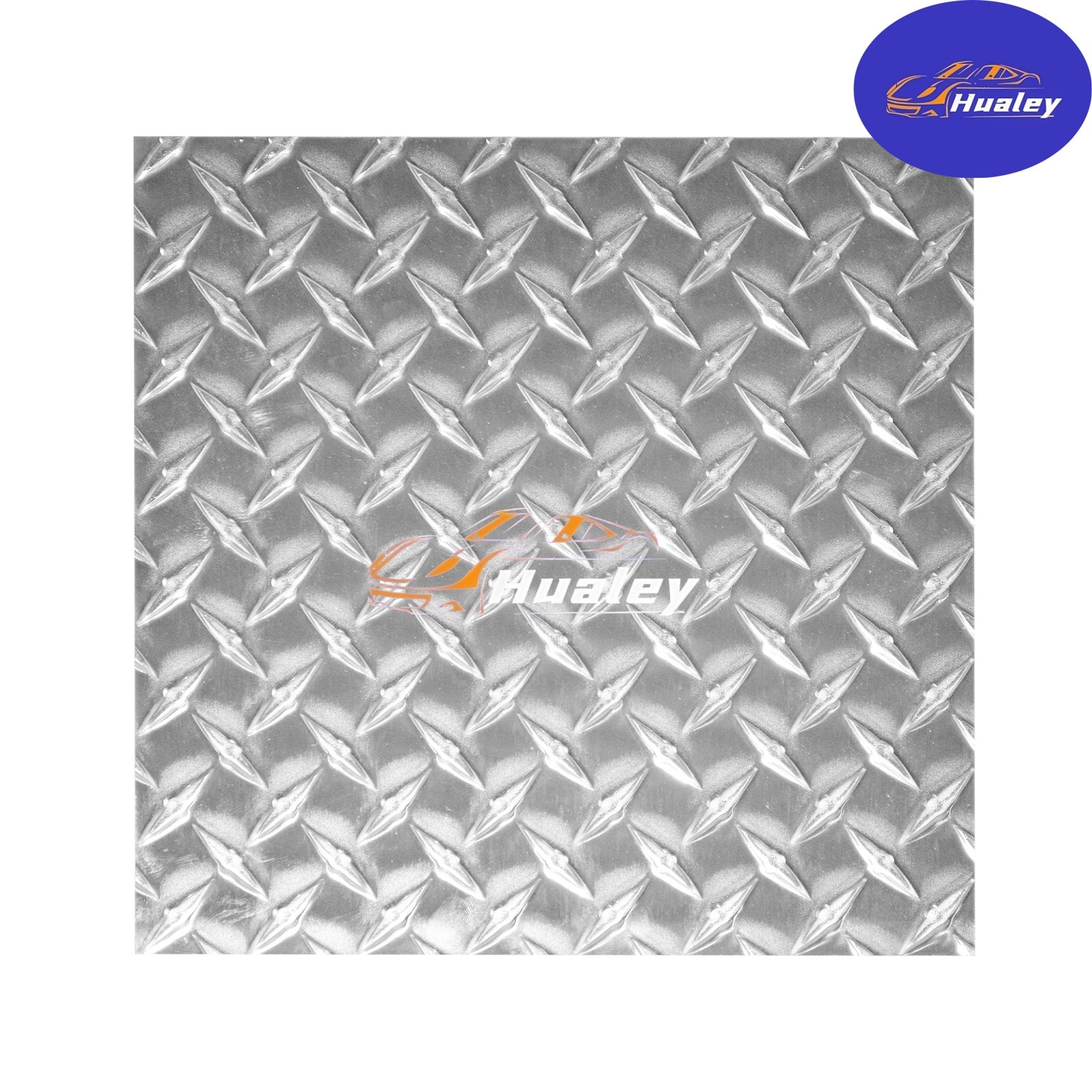 10.63×10.63″ Industrial Aluminum Diamond Tread Plate Anti Slip Metal Board