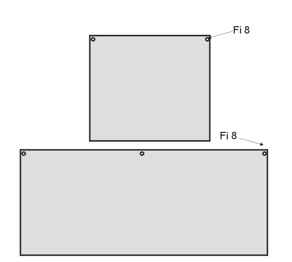 Steel Sheet Steel Feuerverzinkt | Steel Sheet 20x20cm (200x200mm) | 10mm