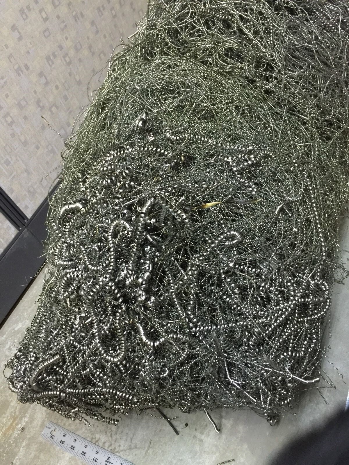 36lbs Stainless STL Shavings Filings Turnings Shredded Chips Science Orgone Art