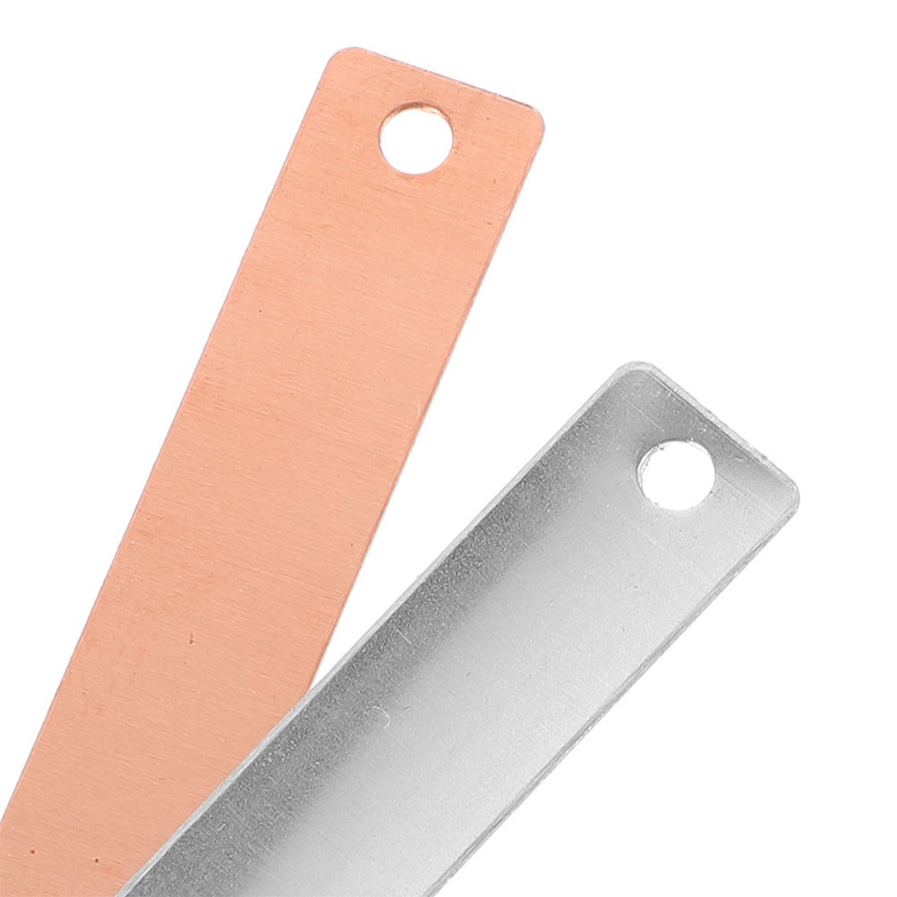 30 Sets Copper Zinc Electroplating Metal Strips for Experimental Research